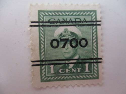 CANADA - PRINTED OVER STAMP -