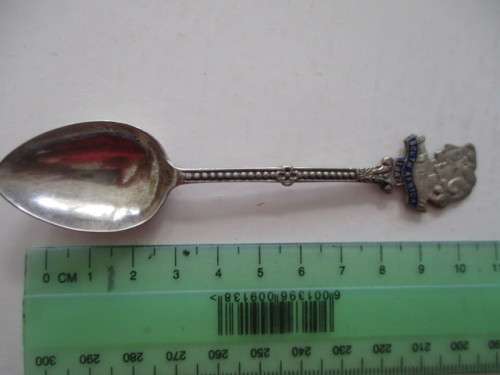 VINTAGE SOUVENIER TEASPOON  THE ROYAL VISIT TO SOUTH AFRICA - 1947 EPNS