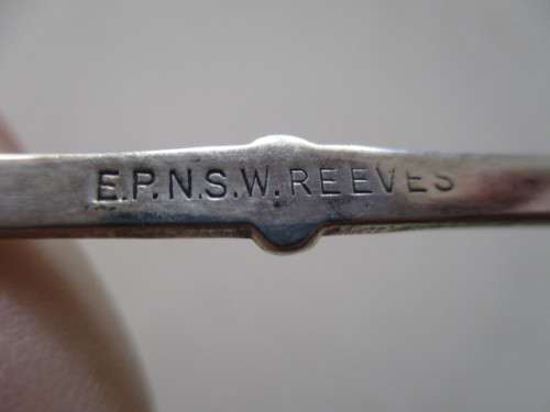 VINTAGE SOUVENIER TEASPOON  THE ROYAL VISIT TO SOUTH AFRICA - 1947 EPNS