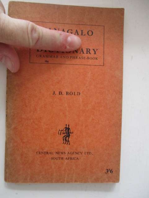 DICTIONARY OF THE UNION OF SOUTH AFRICA - 1958