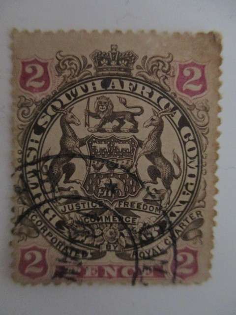 SOUTH AFRICA / BRITISH SOUTH AFRICA USED STAMP