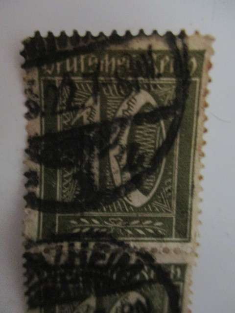 GERMANY 1922 LOT OF 3 USED STAMPS