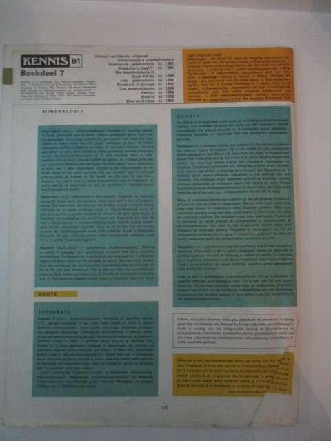 VINTAGE KENNIS ENSIKLOPEDIE IN KLEUR - NO. 81