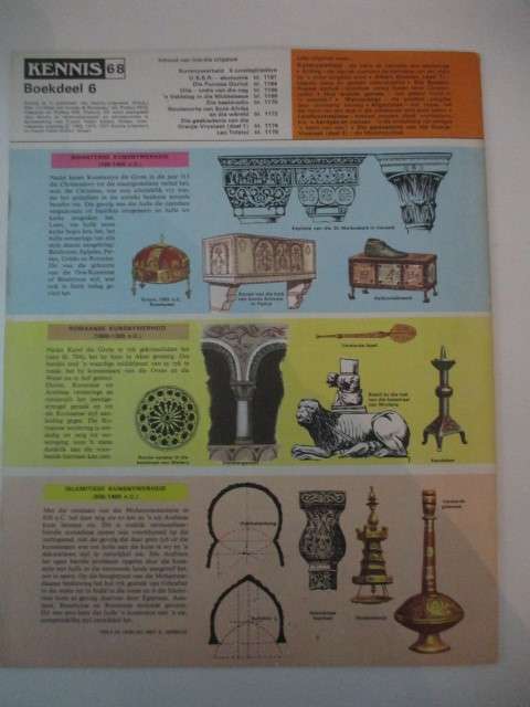 VINTAGE KENNIS ENSIKLOPEDIE IN KLEUR - NO. 68
