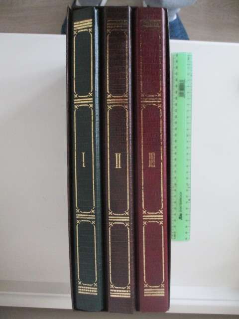 LOVELY BOXED 3 PHOTO ALBUMS ALSO FOR BANK NOTES OR POST CARDS