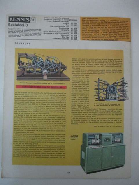 VINTAGE KENNIS ENSIKLOPEDIE  IN KLEUR NO. 31