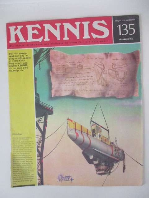 VINTAGE KENNIS ENSIKLOPEDIE IN KLEUR - NO. 135