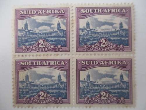SOUTH AFRICA - MINT UNION BUILDING STAMPS BLOCK OF 4