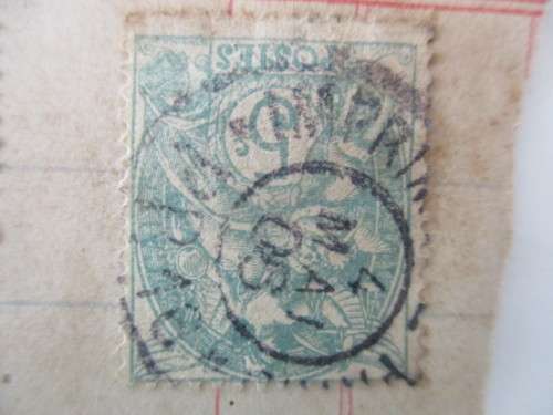 FRANCE  OLD MOUNTED STAMPS -  1908 LOVELY CANCELLATIONS