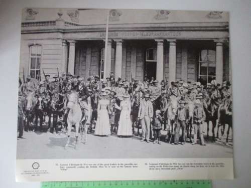 VINTAGE  SHELL THE SOUTH AFRICAN WAR   1899-1902  - LARGE PRINT - GENERAL CHRISTIAAN DE WET