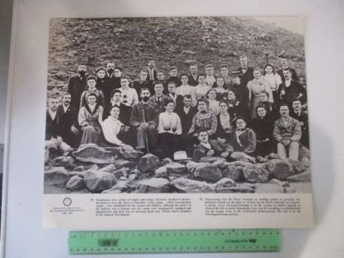 VINTAGE POSTER / PRINT - BOER FAMALIES CAMP AT NORVALSPONT - PERIOD OF BOER WAR 39CM X 31 CM