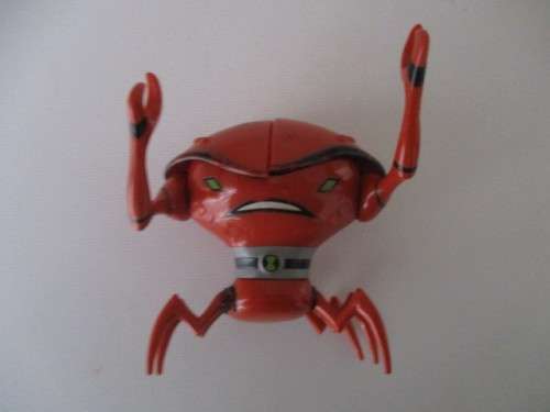 BEN  10 FIGURE WITH SERIAL NUMBER NOTE ONE LEG MISSING  APP.  8 CM