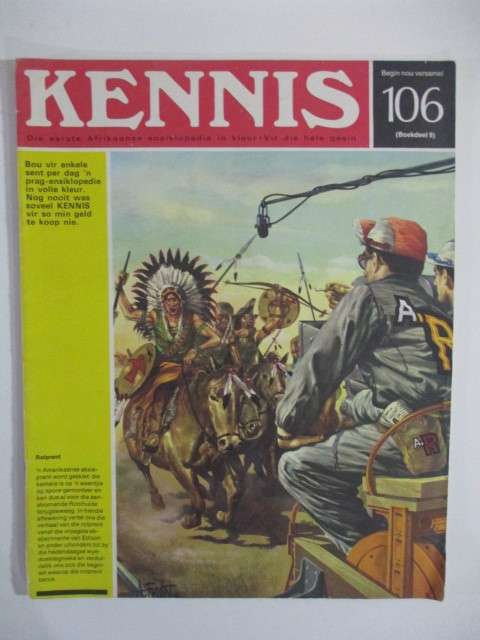 VINTAGE KENNIS ENSIKLOPEDIE IN KLEUR - NO. 106  - 1960`S - 1970`S