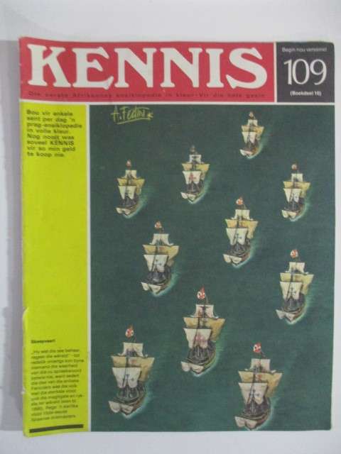 VINTAGE KENNIS ENSIKLOPEDIE IN KLEUR - NO. 109 - 1960`S - 1970`S
