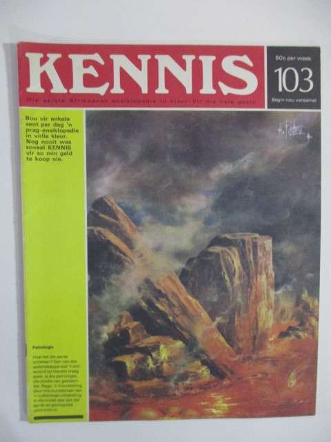 VINTAGE KENNIS ENSIKLOPEDIE IN KLEUR - NO. 103 -  1960`S - 1970`S