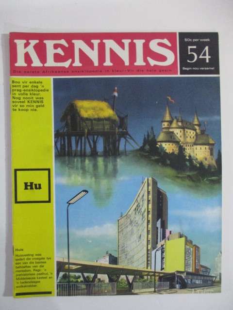 VINTAGE KENNIS ENSIKLOPEDIE IN KLEUR - NO. 54 - 1960`S - 1970`S