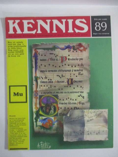 VINTAGE KENNIS ENSIKLOPEDIE IN KLEUR - NO. 89 - 1960`S - 1970`S