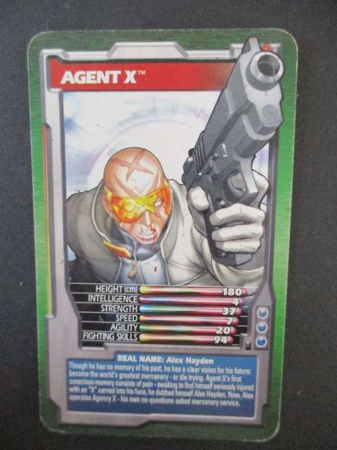 TRUMPS MARVEL TRADING CARD 2003 - AGENT-X
