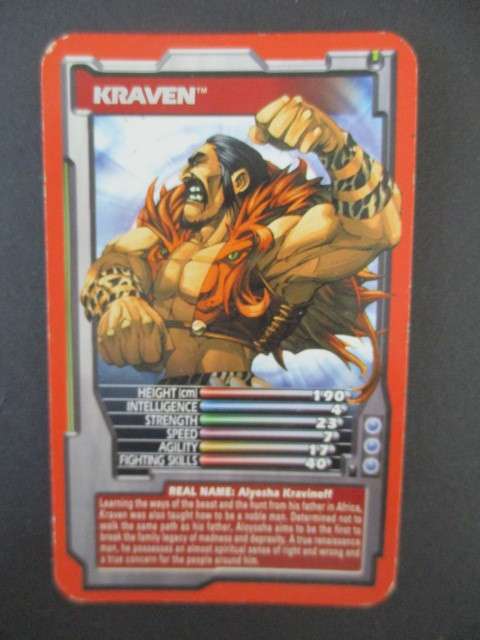 TRUMPS MARVEL TRADING CARD 2005 - KRAVEN