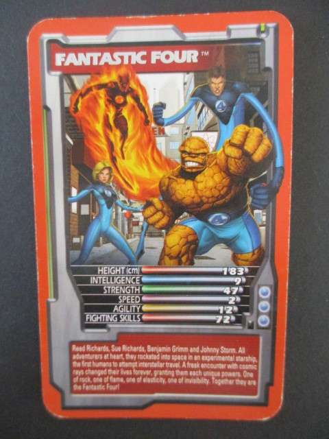 TRUMPS MARVEL TRADING CARD 2005 - FANTASTIC FOUR