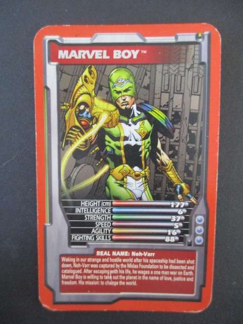 TRUMPS MARVEL TRADING CARD 2005 - MARVEL BOY