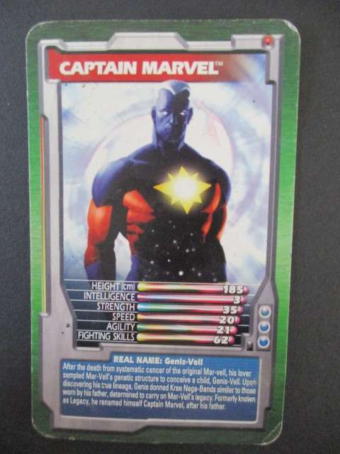 TRUMPS MARVEL TRADING CARD 2003 - CAPTAIN MARVEL