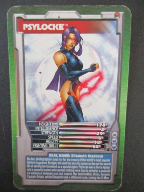 TRUMPS MARVEL TRADING CARD 2003 PSYLOCKE