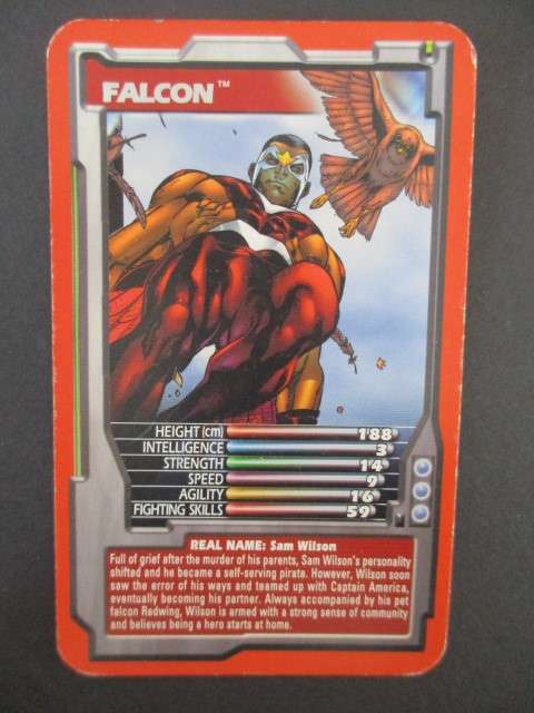 TRUMPS MARVEL TRADING CARD 2005  FALCON