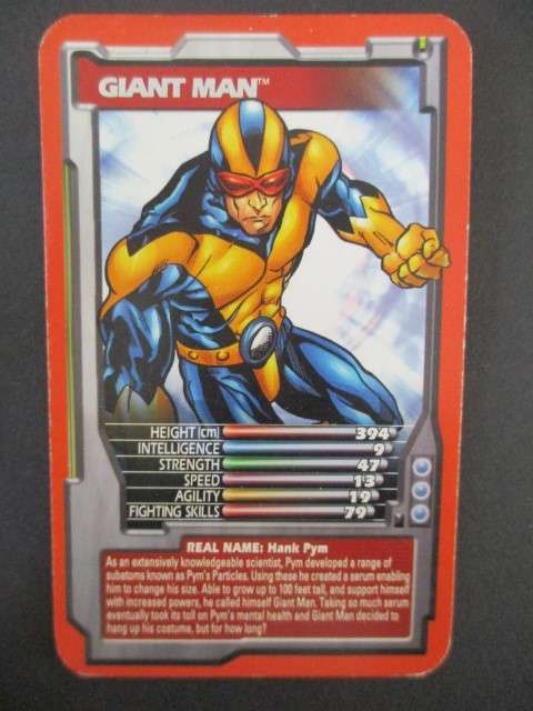 TRUMPS DC/MARVEL TRADING CARD 2005 - GIANT MAN