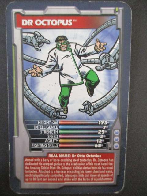 TRUMPS MARVEL / DC - TRADING CARDS  - 2002 - DR. OCTOPUS