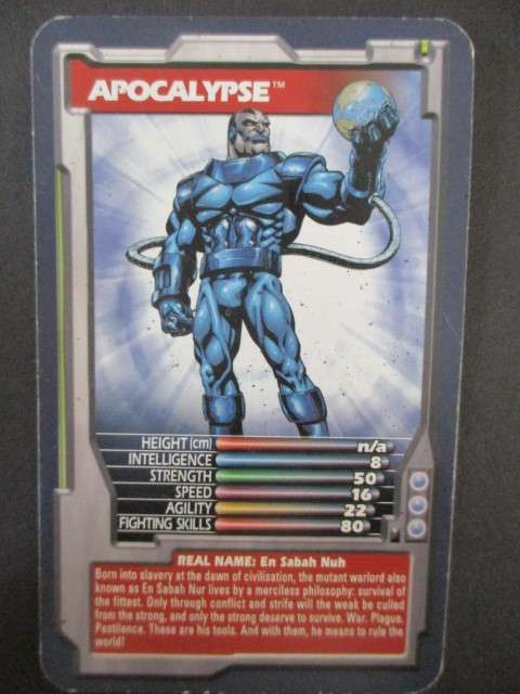 TRUMPS DC/ MARVEL TRADING CARD 2002 - APOCALYPSE