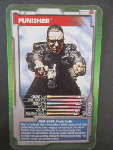 TRUMPS DC / MARVEL TRADING CARDS 2003 - PUNISHER