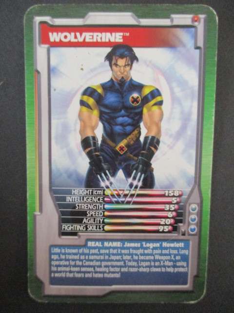 TRUMPS DC/ MARVEL TRADING CARD 2003 - WOLVERINE