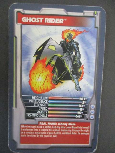 TRUMPS DC / MARVEL TRADING CARD 2002 - GHOST RIDER