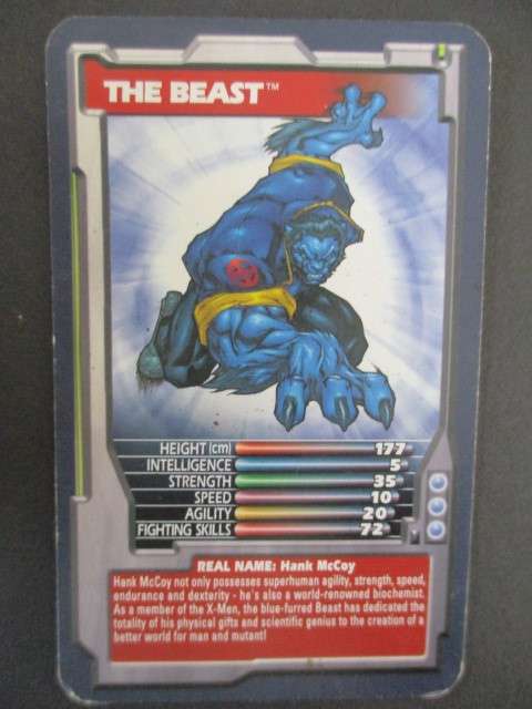 TRUMPS DC / MARVEL TRADING CARDS 2002 - THE BEAST
