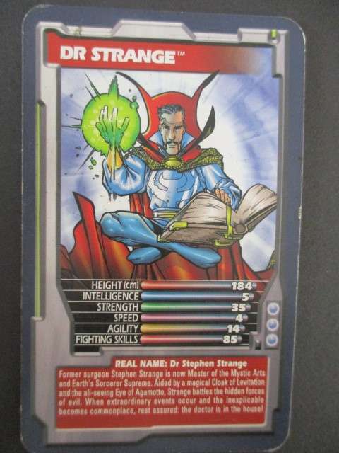 TRUMPS DC / MARVEL TRADING CARD 2002 - DR. STRANGE