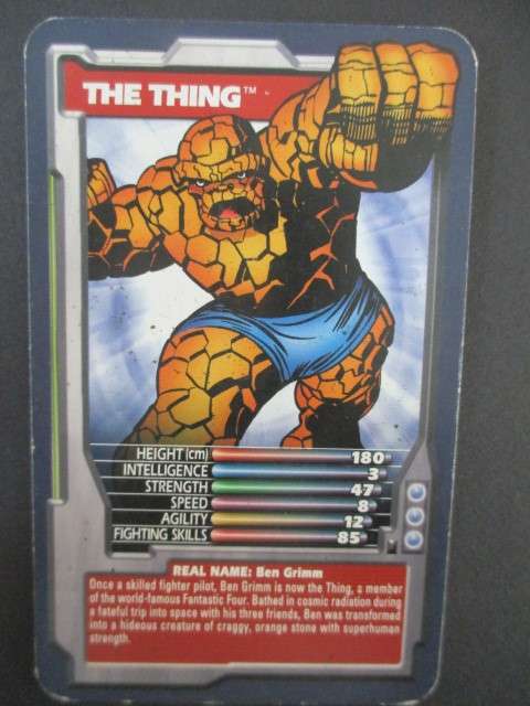 TRUMPS DC / MARVEL TRADING CARD 2002 - THE THING