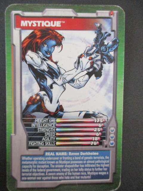 TRUMPS DC / MARVEL TRADING CARD 2003 -  MYSTIQUE