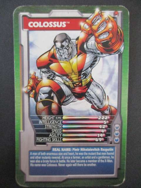TRUMPS DC / MARVEL TRADING CARD 2003  - COLOSSUS