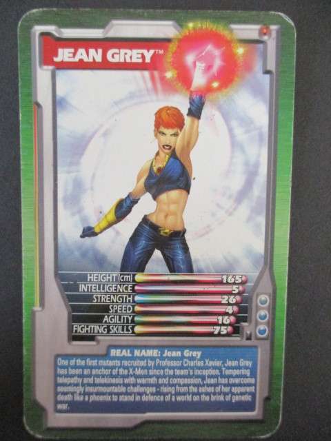 TRUMPS DC / MARVEL TRADING CARDS 2003 - JEAN GREY