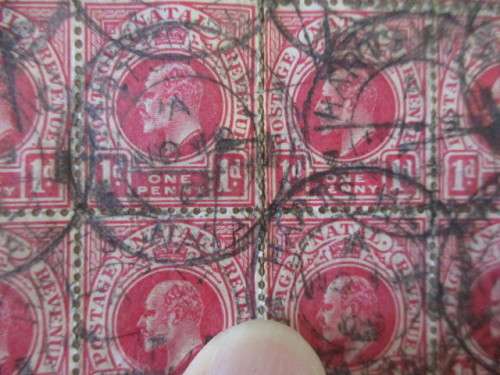 SOUTH AFRICA  - NATAL STAMPS BLOCK USED MOUNTED RARE