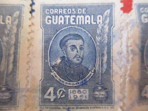 GUATEMALA USED MOUNTED STAMPS