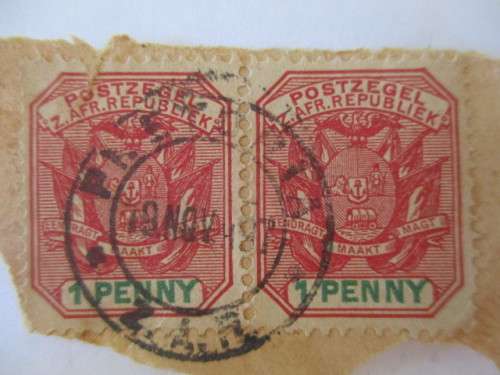 SOUTH AFRICA - 2 USED MOUNTED UNION STAMPS