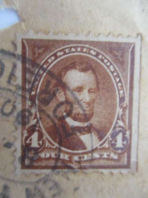 AMERICA USED SINGLE ABE LINCOLN STAMP