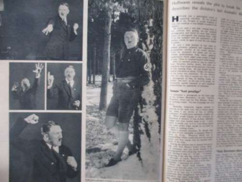 BEAUTIFUL VINTAGE ILLUSTRATED  MAGAZINE CHURCHILL SUPPLEMENT  - 1954