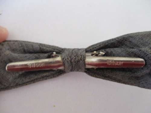 VINTAGE CLIP ON BOW TIE - 50`S - 60`S  - WILSON
