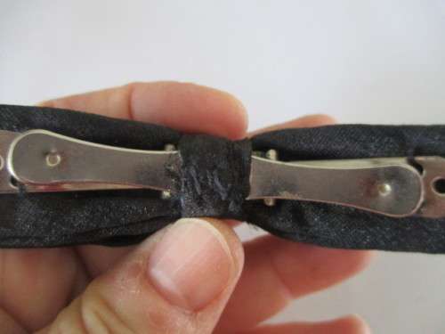 VINTAGE CLIP ON BOW TIE  - 5O`S - 60`S -