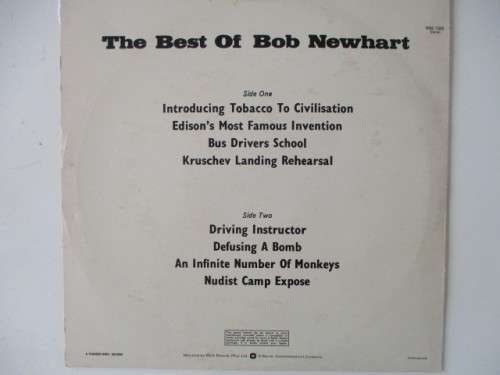 VINTAGE LP THE BEST OF BOB NEWHART  - LOVELY CONDITION