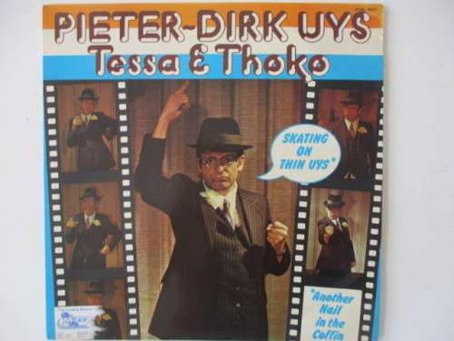 LOVELY VINTAGE LP COMEDIAN PIETER-DIRK UYS - UYSCREAMS WITH HOT CHOCOLATE SAUCE  GREAT CONDITION