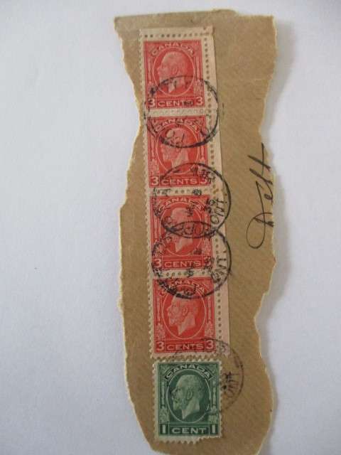 CANADA 1932 KING GEORGE V MOUNTED STAMPS USED